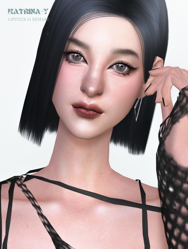 Mix Lip Aesthetics Set Remake version y by katrina-y - The Sims 4 Custom Content