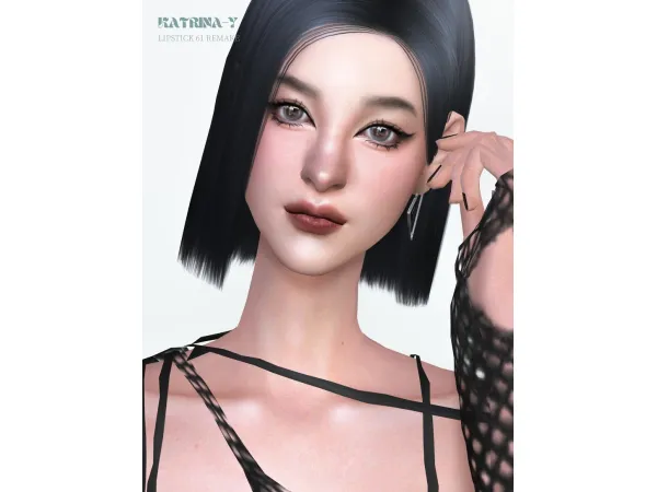 Mix Lip Aesthetics Set Remake version y by Katrina - The Sims 4 Custom Content