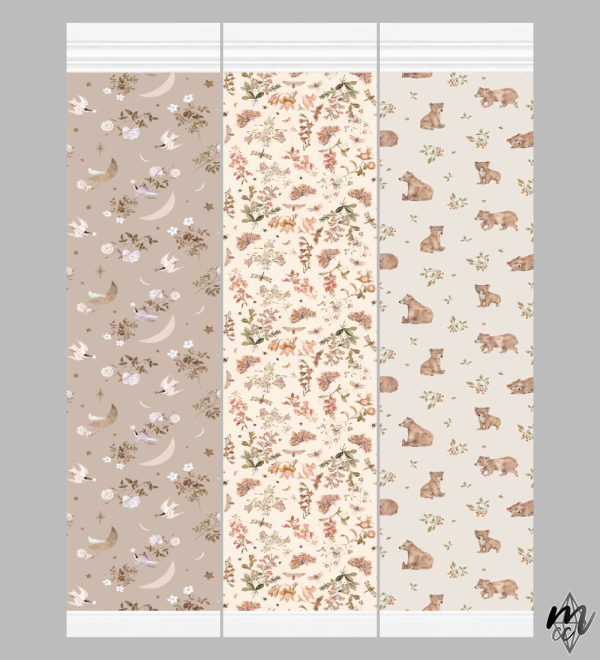 Sims4Luxury Nursery Wallpapers by simsfinds - The Sims 3 Custom Content
