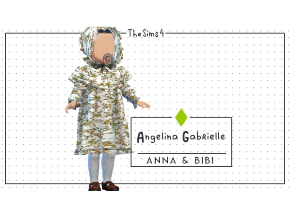 Alpha Angelina Gabrielle [AnnaBibi] by Anna Bibi - The Sims 4 Custom Content