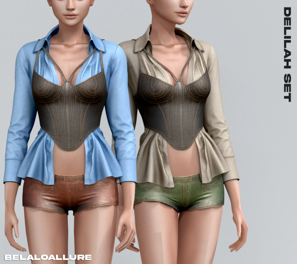 Alpha Cowgirl core by simsfinds - The Sims 4 Custom Content