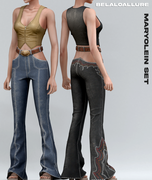 Alpha Cowgirl core by simsfinds - The Sims 4 Custom Content