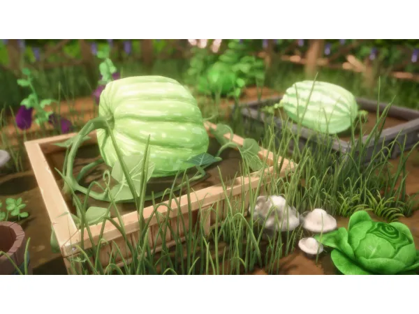 Maxis Match Cottage Living BG Garden Planter Box for Oversized Crop too [NEED Cottage Living] by Senni - The Sims 4 Custom Content