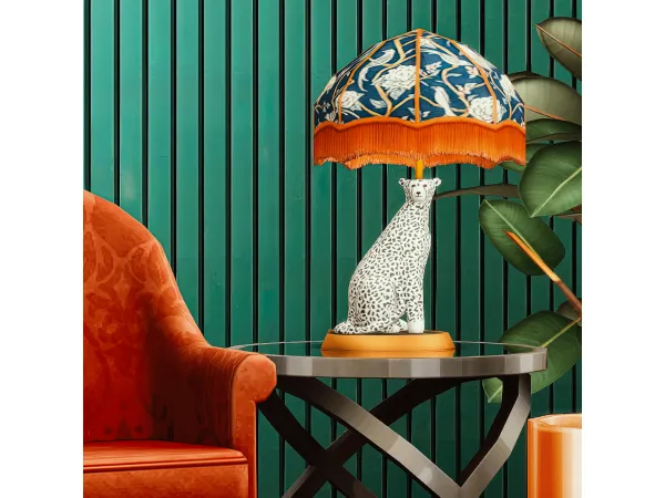 Maxis Match Queenie Cheetah Lamp by Kiwisim4 - The Sims 4 Custom Content