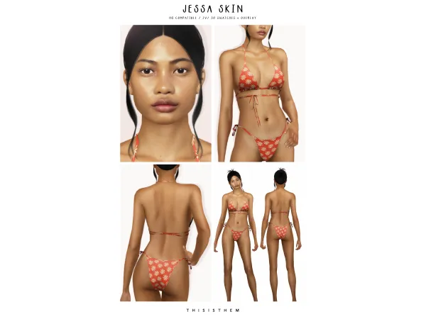 Alpha Jessa Skin by ThisIsThem - The Sims 4 Custom Content