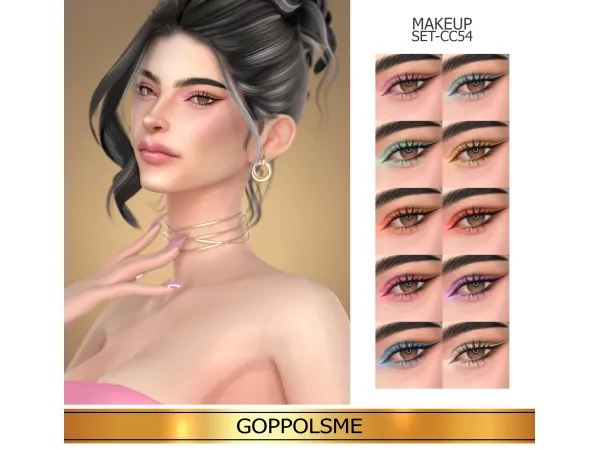 GPME-GOLD MAKEUP SET CC54 by GoppolsMe
