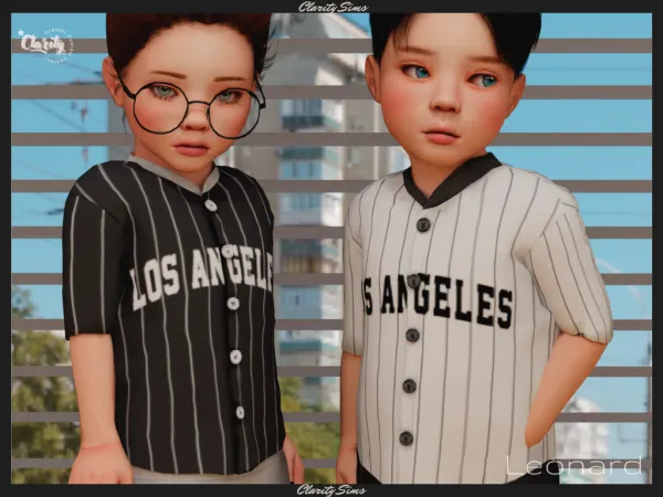 Alpha Leonard T Shirt Toddler - The Sims 4 Custom Content