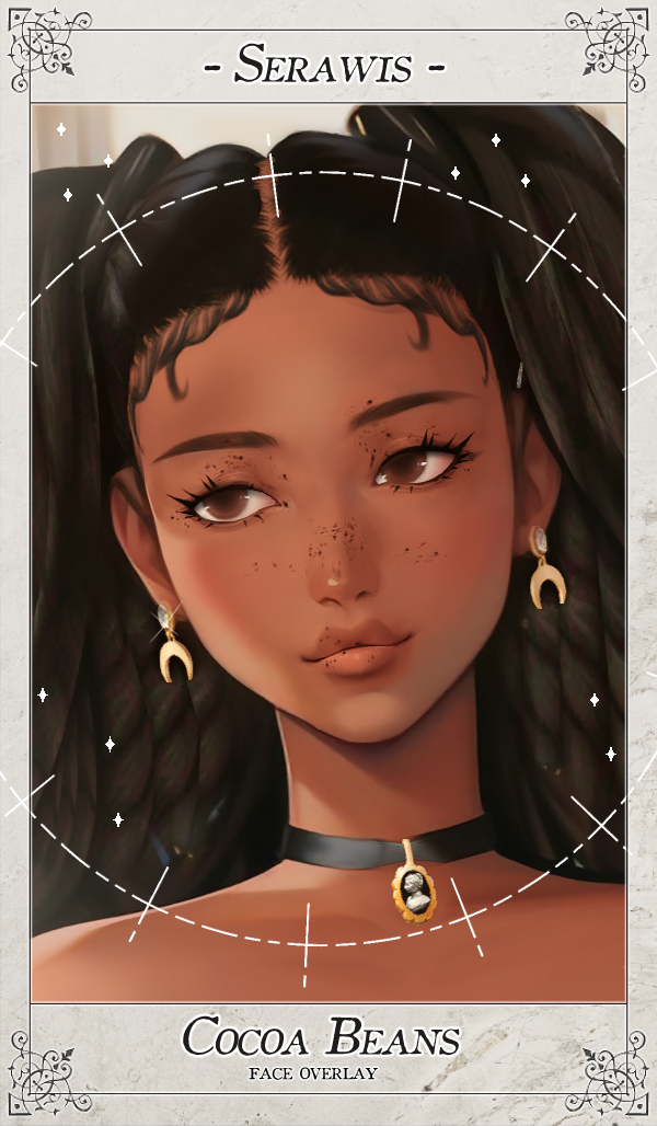 Maxis Match SERAWIS Cocoa Beans (face overlay) by simsfinds - The Sims 4 Custom Content