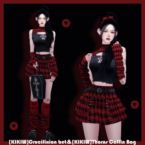 Alpha [KIKIW]Crucifixion betThorns Coffin Bag by simsfinds - The Sims 4 Custom Content