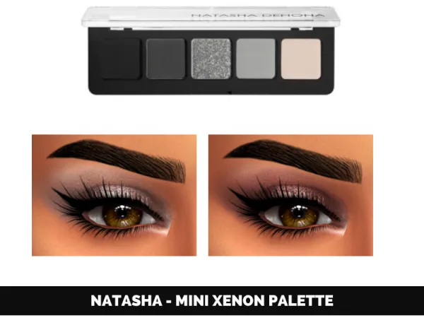 Alpha NATASHA MINI XENON PALETTE - The Sims 4 Custom Content