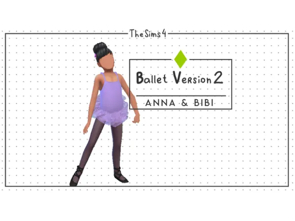Alpha Ballet Version2 [AnnaBibi] - The Sims 4 Custom Content