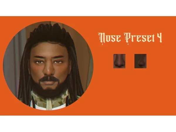 Mix MALE NOSE PRESETS 04 08 - The Sims 4 Custom Content