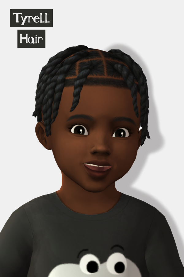 Maxis Match Tyrell Hair by simsfinds - The Sims 4 Custom Content
