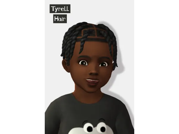 Maxis Match Tyrell Hair by RavenSim - The Sims 4 Custom Content