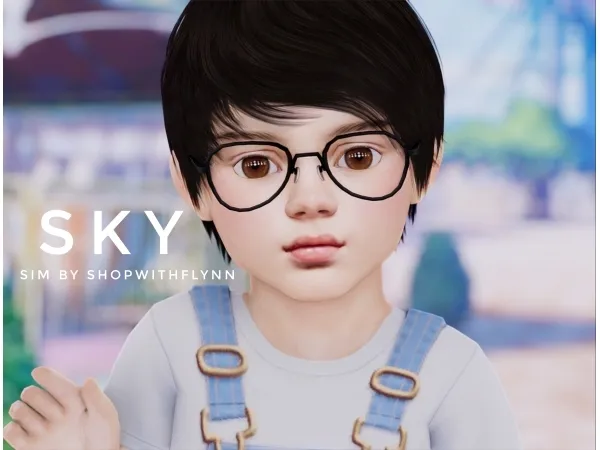 Alpha Sky ( Toddler Sim) - The Sims 4 Custom Content