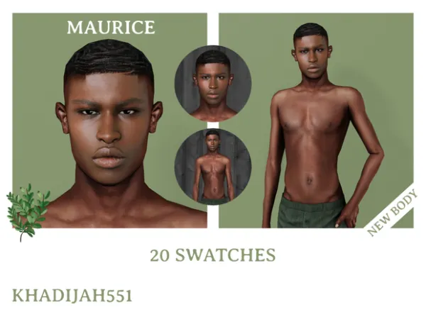Alpha MAURICE SKIN by simsfinds - The Sims 4 Custom Content