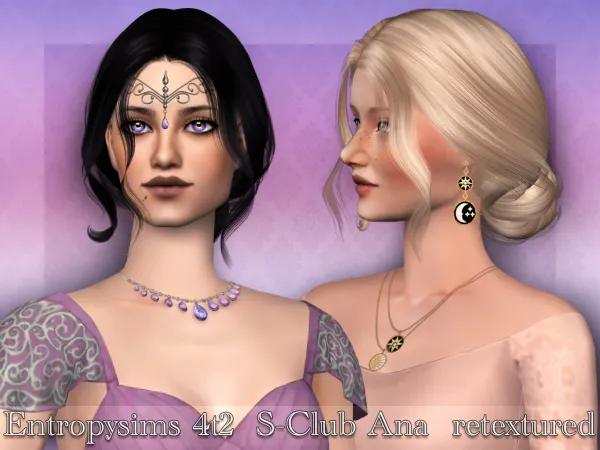 Entropy sims 4t2 S Club Ana retextured - The Sims 2 Custom Content