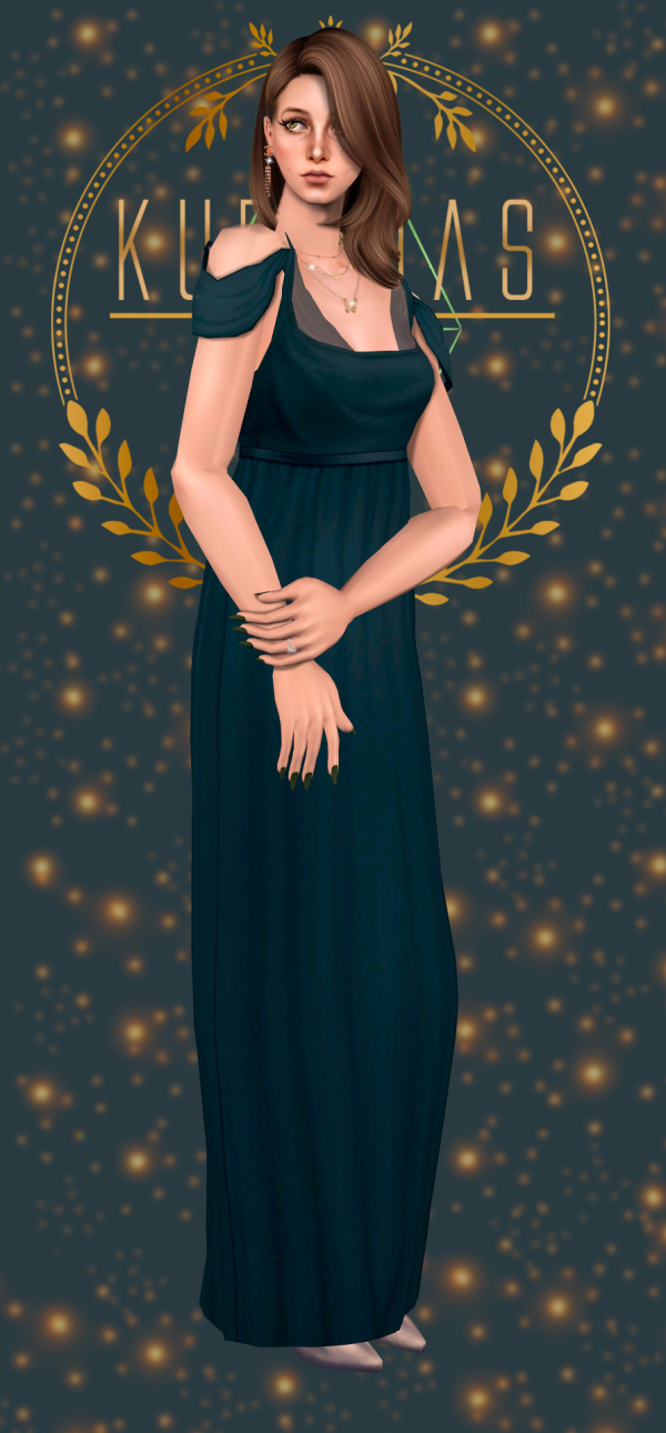 Kurimas4t2_VenusDress_MF by simsfinds - The Sims 2 Custom Content