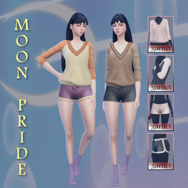 Maxis Match Moon Pride Vol 3 A Sailor Moon Inspired Collection by simsfinds - The Sims 4 Custom Content