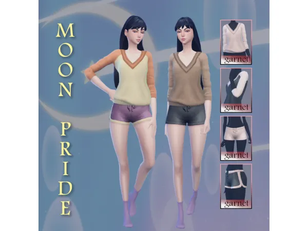 Maxis Match Moon Pride Vol 3 A Sailor Moon Inspired Collection - The Sims 4 Custom Content