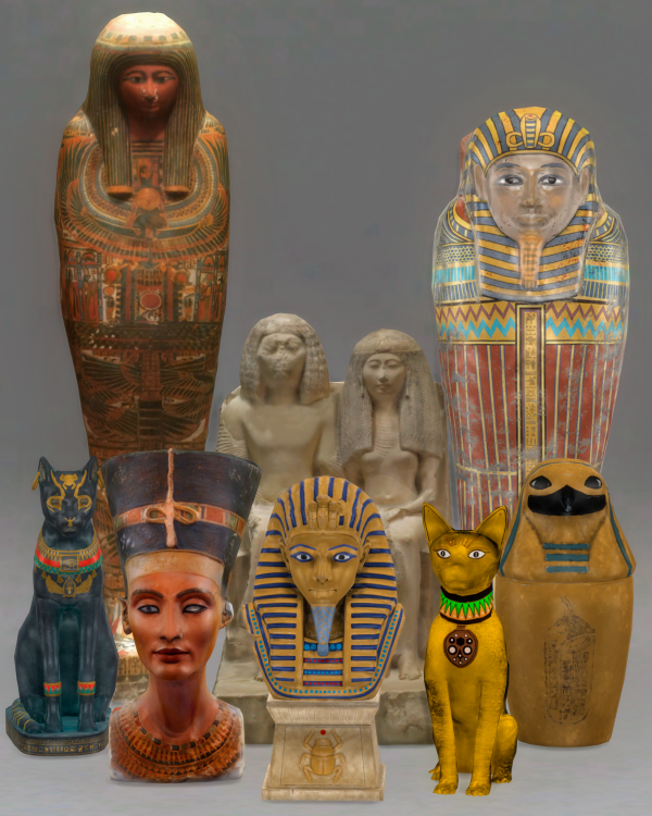 Alpha Egypt Time (9 ITEMS)The journey continues by simsfinds - The Sims 4 Custom Content