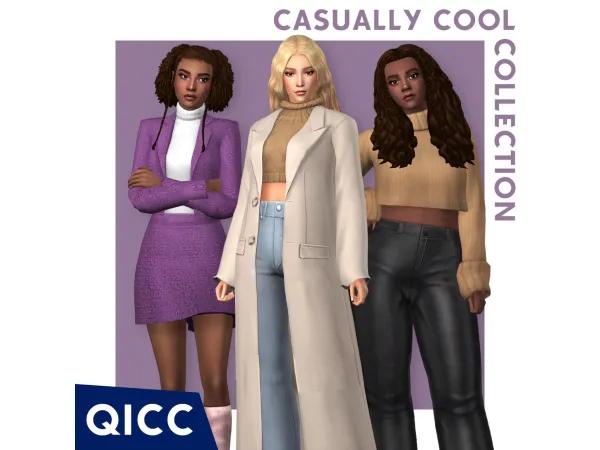 Maxis Match Casually Cool Collection - The Sims 4 Custom Content