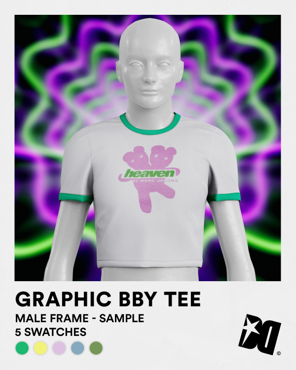 Alpha Graphic BBY Tee Sample by decayed - The Sims 4 Custom Content