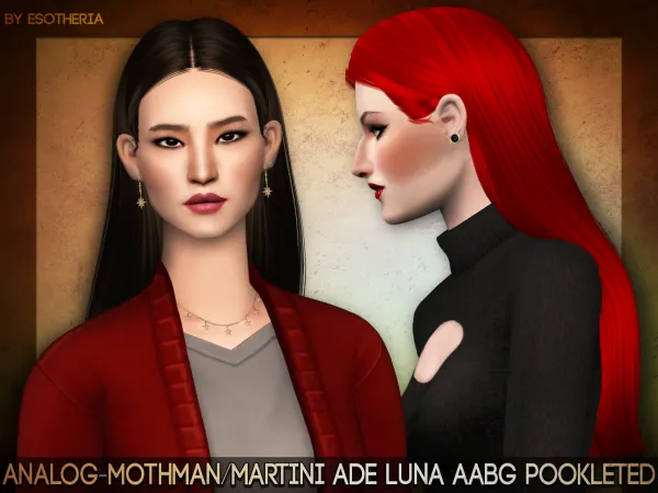 Analog mothmanMartini Ade Luna AABG pookleted - The Sims 2 Custom Content