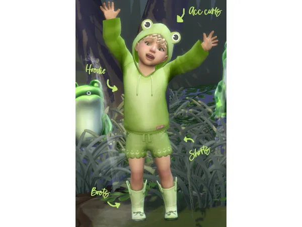 Froggie Outfit 🐸 by RavenSim