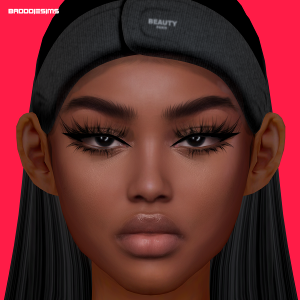 Alpha 3D LASHES L38 by simsfinds - The Sims 4 Custom Content