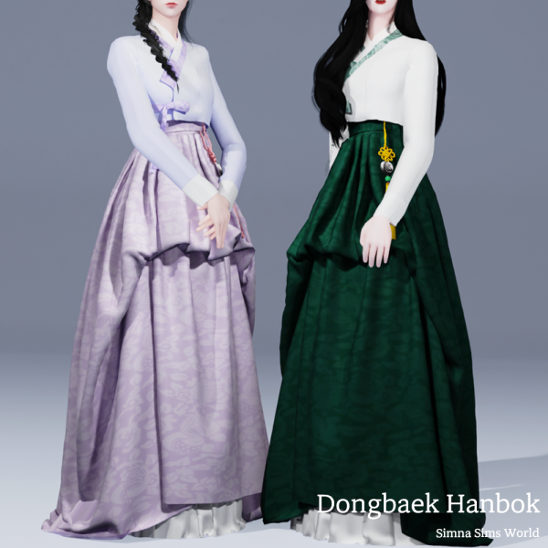 Alpha Dongbaek hanbok by simsfinds - The Sims 4 Custom Content