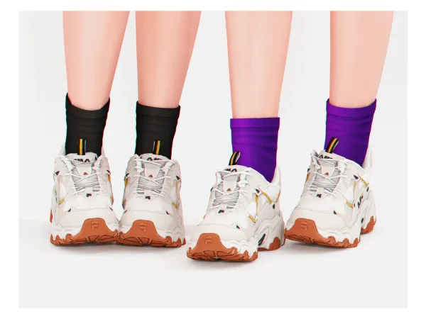 Alpha Taylor Socks - The Sims 4 Custom Content