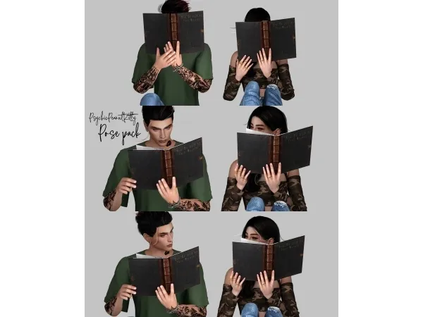 Mix POSES COUPLE 8 - The Sims 4 Custom Content