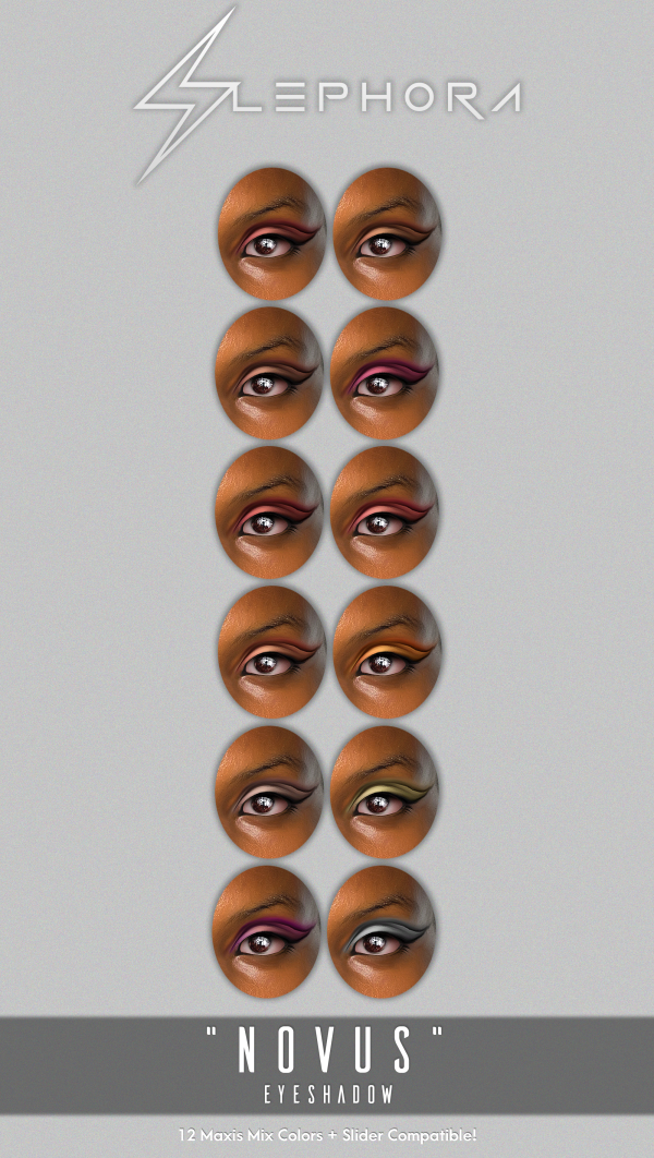 Alpha NOVUS EYESHADOW by simsfinds - The Sims 4 Custom Content