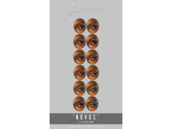 Alpha NOVUS EYESHADOW - The Sims 4 Custom Content