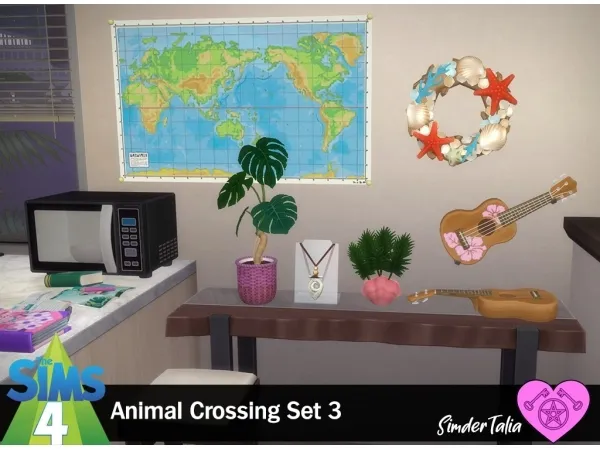 Maxis Match Animal Crossing Decor Set 3 - The Sims 4 Custom Content