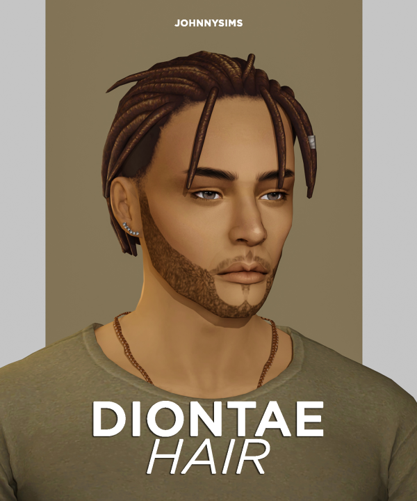 Maxis Match Diontae Hair by simsfinds - The Sims 4 Custom Content