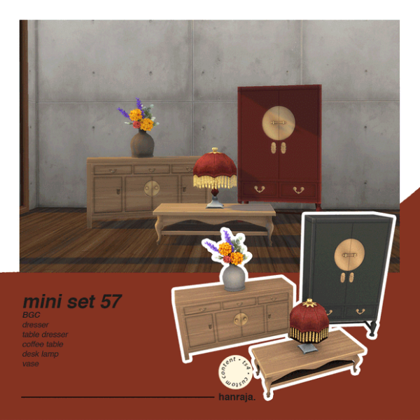 Maxis Match MINI SET 57 by simsfinds - The Sims 4 Custom Content