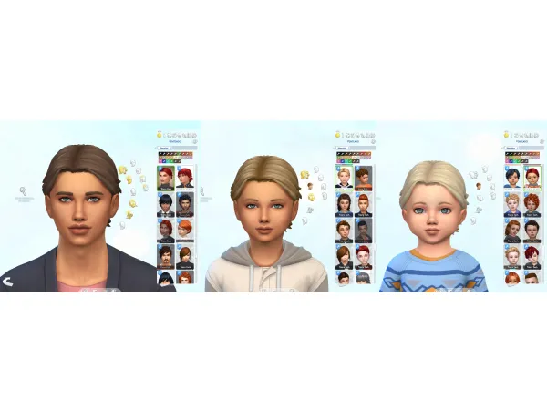 Maxis Match Liam Hairstyle UPDATE by Kiara Zurk - The Sims 4 Custom Content