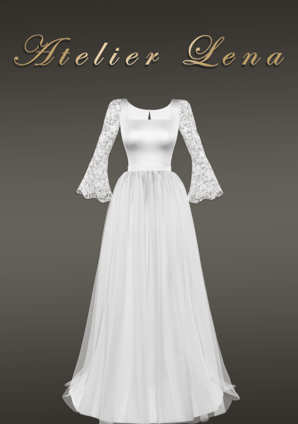 Alpha [Atelier Lena] Laura Dress Set by simsfinds - The Sims 4 Custom Content