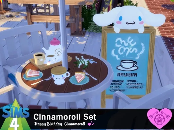 Maxis Match Cinnamoroll Set - The Sims 4 Custom Content