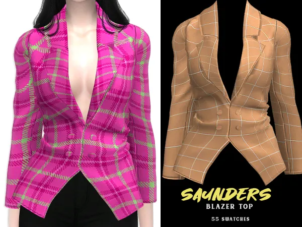 Saunders Blazer Top