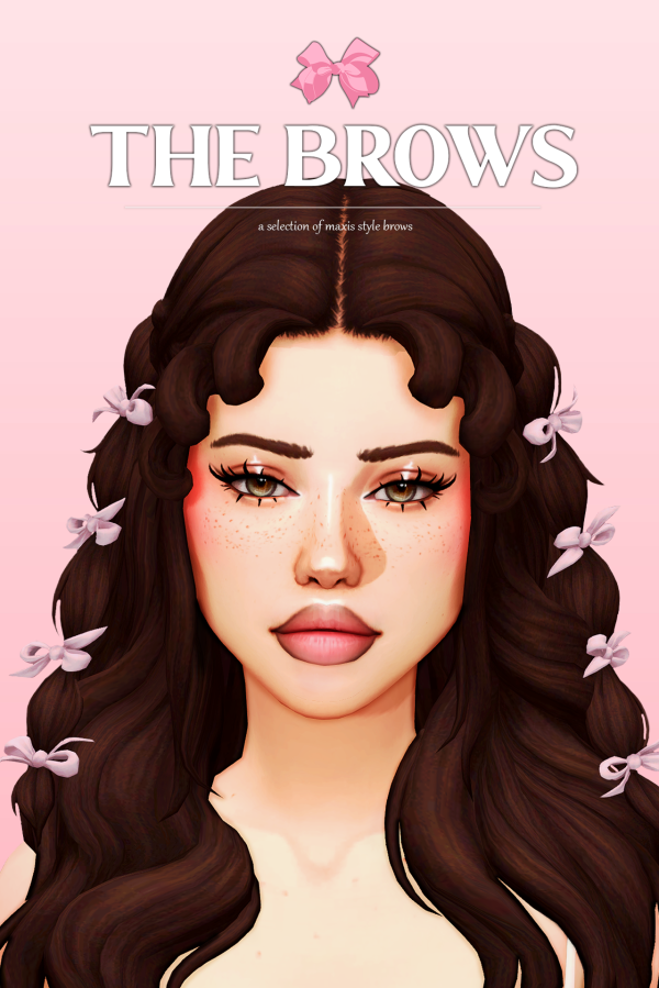 Maxis Match the brows a selection of maxis style brows by simsfinds - The Sims 4 Custom Content
