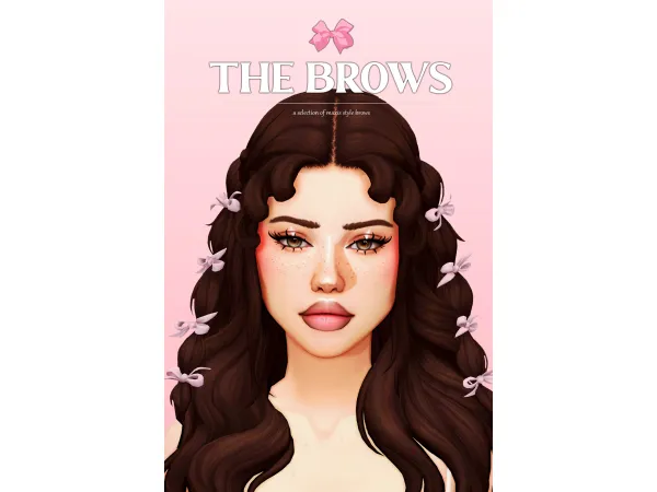 Maxis Match the brows a selection of maxis style brows by Lady Simmer - The Sims 4 Custom Content