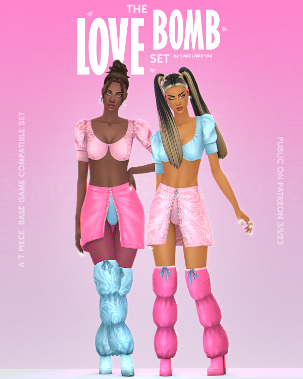 Maxis Match The Love Bomb Set by simsfinds - The Sims 4 Custom Content
