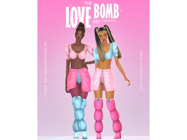 Maxis Match The Love Bomb Set by simcelebrity00 - The Sims 4 Custom Content