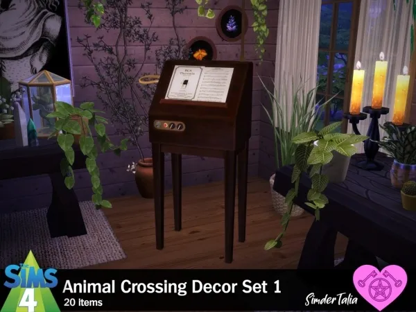 Maxis Match Animal Crossing Decor Set 1 - The Sims 4 Custom Content