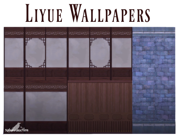 Maxis Match Liyue Floors and Wallpapers Auditore by simsfinds - The Sims 4 Custom Content
