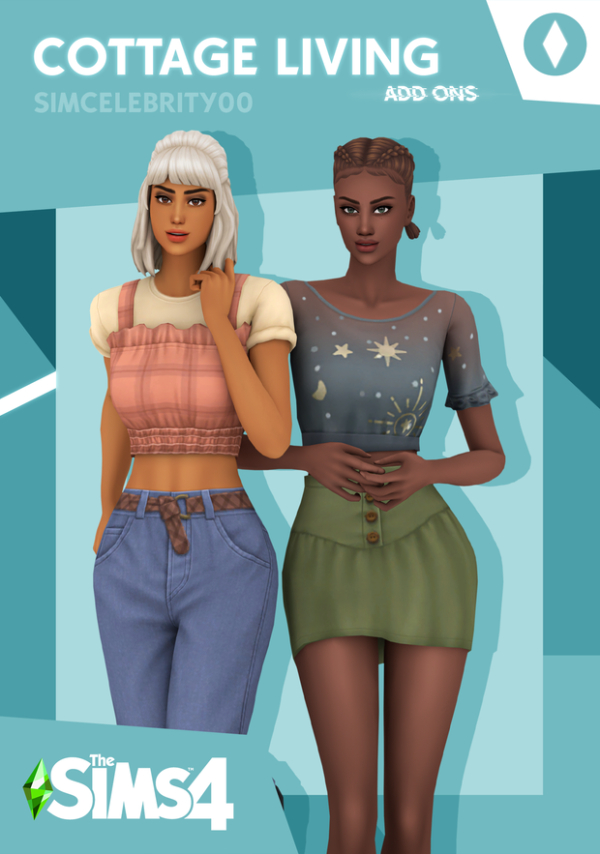 Maxis Match Cottage Living EP Add Ons by simsfinds - The Sims 4 Custom Content