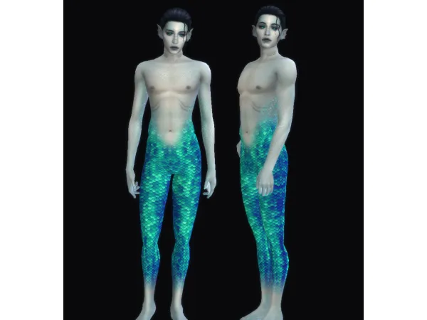 Maxis Match merman bottom pattern in eos iridescents by cryptidtrait - The Sims 4 Custom Content
